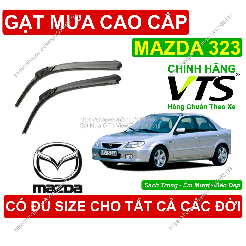 Gạt Mưa Kính Lái Mazda 323, Cặp Gạt Mưa Kính Lái Cho Các Dòng Xe Mazda 323, Có Đủ Size Cho Các Đời X