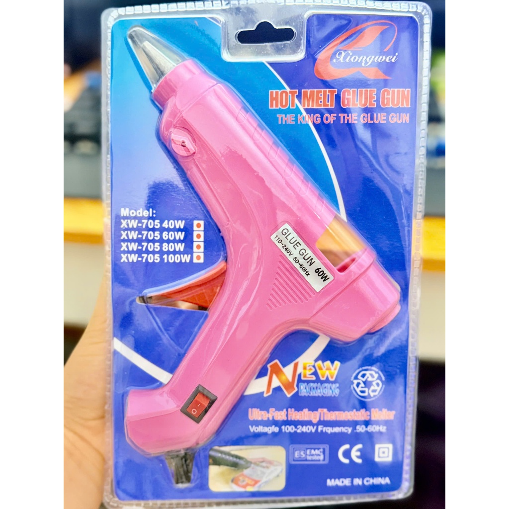 Máy Bắn Keo To 60W Chuyên bắn Keo Nến , Máy bắn keo nến nhỏ tiện lợi và dễ sử dụng ,Dùng Keo Nến To