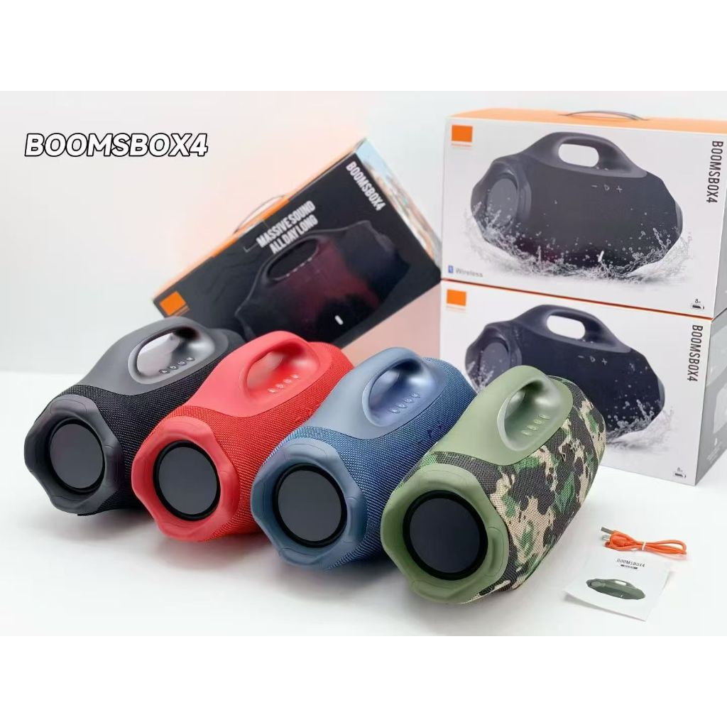 Loa Bluetooth Boombox 4/Boombox 4 Mini Sang Trọng, Bass Siêu Trầm,NHỎ GỌN MÀ CỰC MẠNH