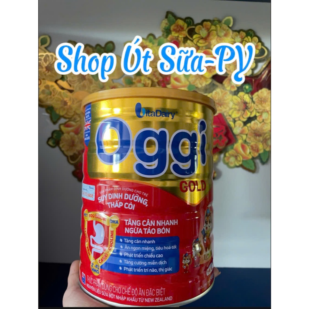 Sữa Oggi Đỏ 900g VitaDairy Cho Trẻ Suy Dinh Dưỡng Phát triển toàn diện
