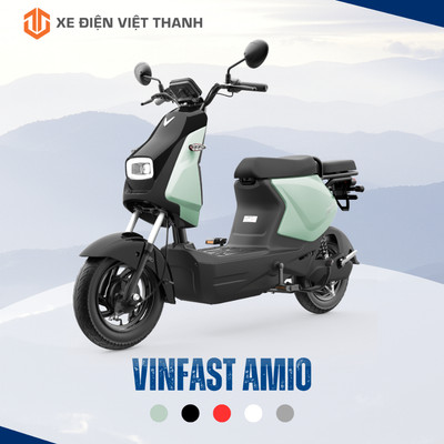 [Nhận tại HCM] Xe điện bàn đạp VinFast Amio cho học sinh có sẵn pin