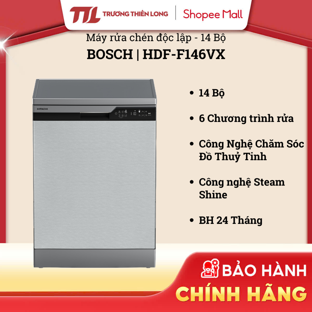 HDF-F146VX | HDF-F158CVGB - Máy Rửa Chén Độc Lập Hitachi HDF-F146VX | HDF-F158CVGB [FREESHIP HCM]