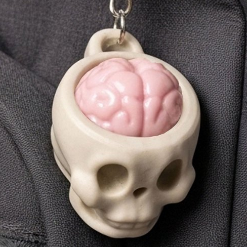 💀 [MÓC KHÓA] CLICKY ĐẦU LÂU IN 3D – NHỎ XINH, CLICK CÁI LÀ GHIỀN