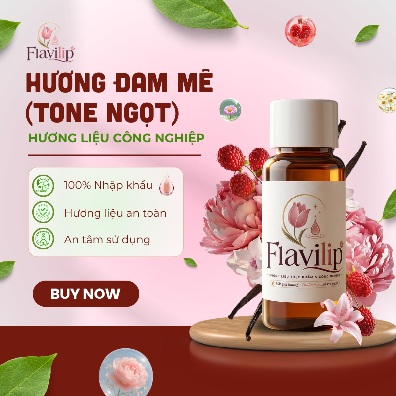Tinh dầu/Hương Comely (Đam mê) 5001091 20ml Flavilip – Hương liệu nước giặt, tiệm giặt ủi (China)