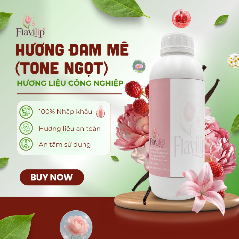 Tinh dầu/Hương Comely (Đam mê) 5001091 1Kg Flavilip – Hương liệu nước giặt, xưởng giặt ủi (China)