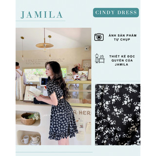 Váy đầm nữ hoa nhí hở lưng xinh xắn nữ tính - Cindy dress | JAMILA |