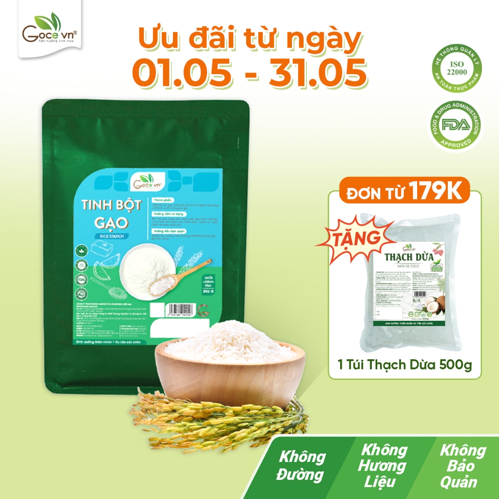 Tinh bột gạo Goce - 350g - Chất lượng cao