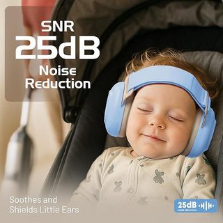Tai nghe chống ồn cho bé – Tai nghe giảm tiếng ồn 25dB dành cho trẻ sơ sinh, trẻ nhỏ và trẻ mới biết đi (3–48 tháng)