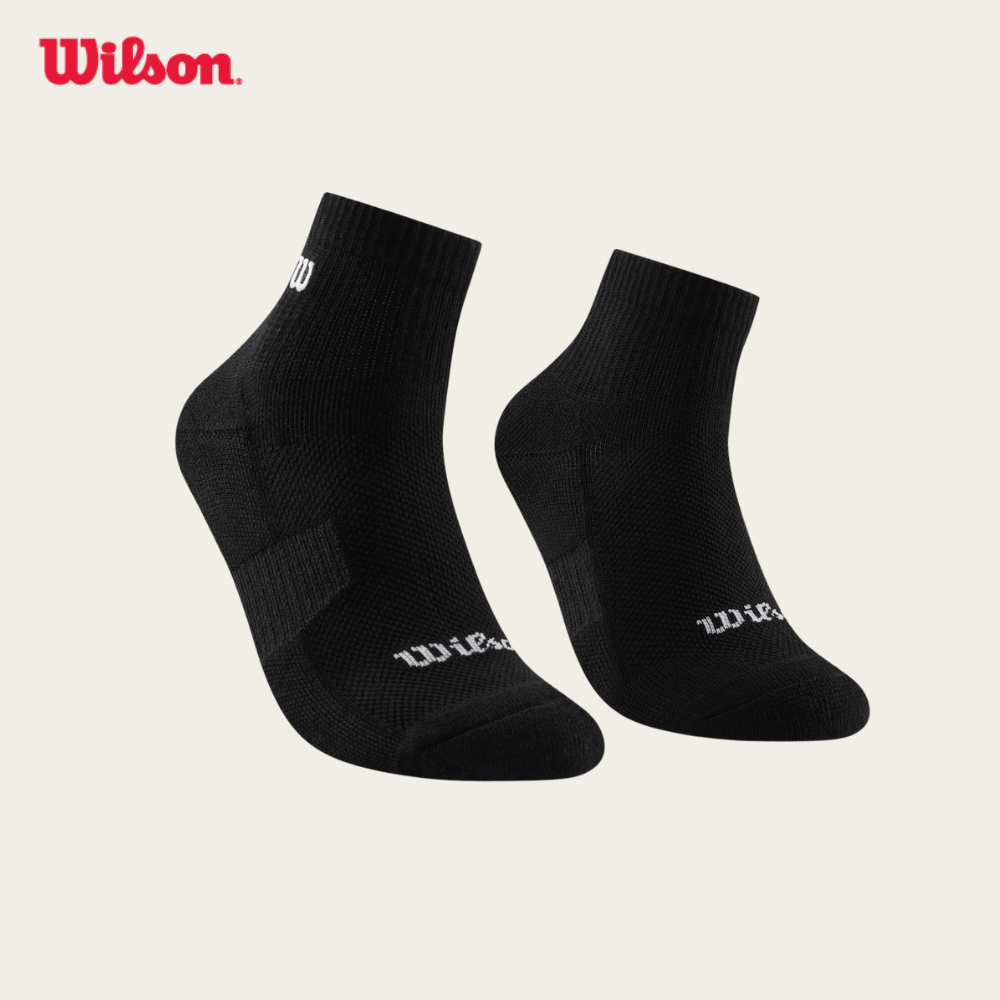 Wilson Unisex Court Low Crew Socks Tất Thể Thao WA00083