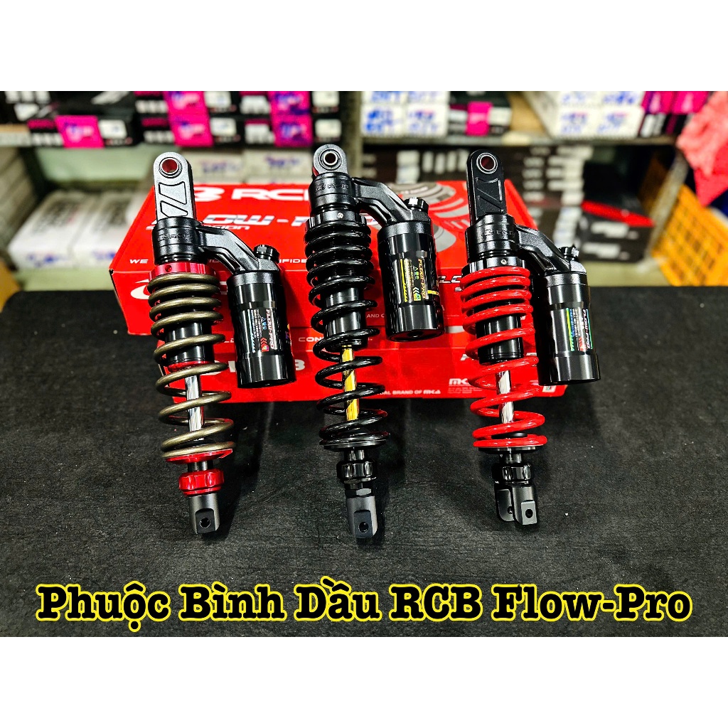 Phuộc Sau RCB Flow Pro – 330mm/340mm Dành Cho Xe Vario / Click / Vision , Đúng Hàng Chính Hãng RCB >