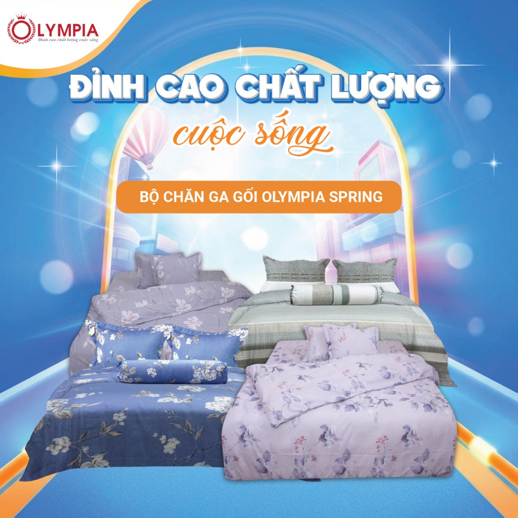Bộ chăn ga gối Olympia Spring