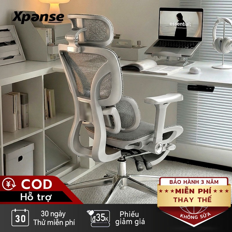 Ghế công thái học Xpanse T8 Hệ thống đuổi theo thắt lưng động 2 vùng bằng lò xo độc lập, ghế văn phòng ghế làm việc | BigBuy360 - bigbuy360.vn