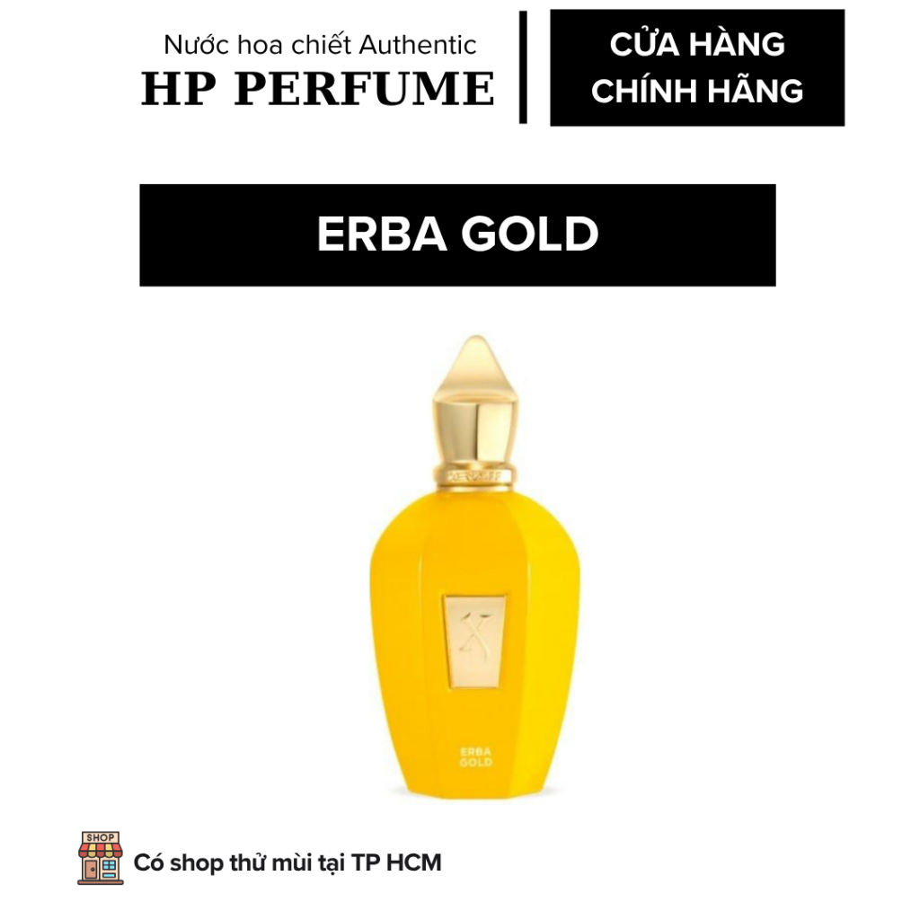 Nước Hoa Unisex XJ Erba Gold – Hương Trái Cây Ngọt Sang Trọng Tươi Quyến Rũ – Chiết 2ml 5ml 10ml