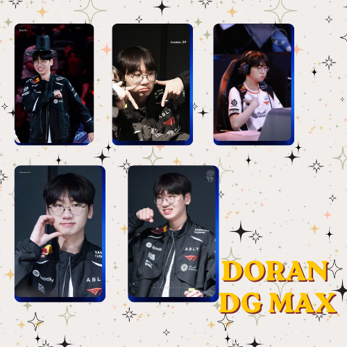 Set 5 card DORAN T1 vô địch CKTG 2025 - Faker-Oner-Doran-Keria-Gumayusi