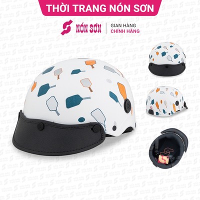 ƯU ĐÃI - Mũ bảo hiểm lỗ thông gió phiên bản mới NÓN SƠN chính hãng SMP-TR119