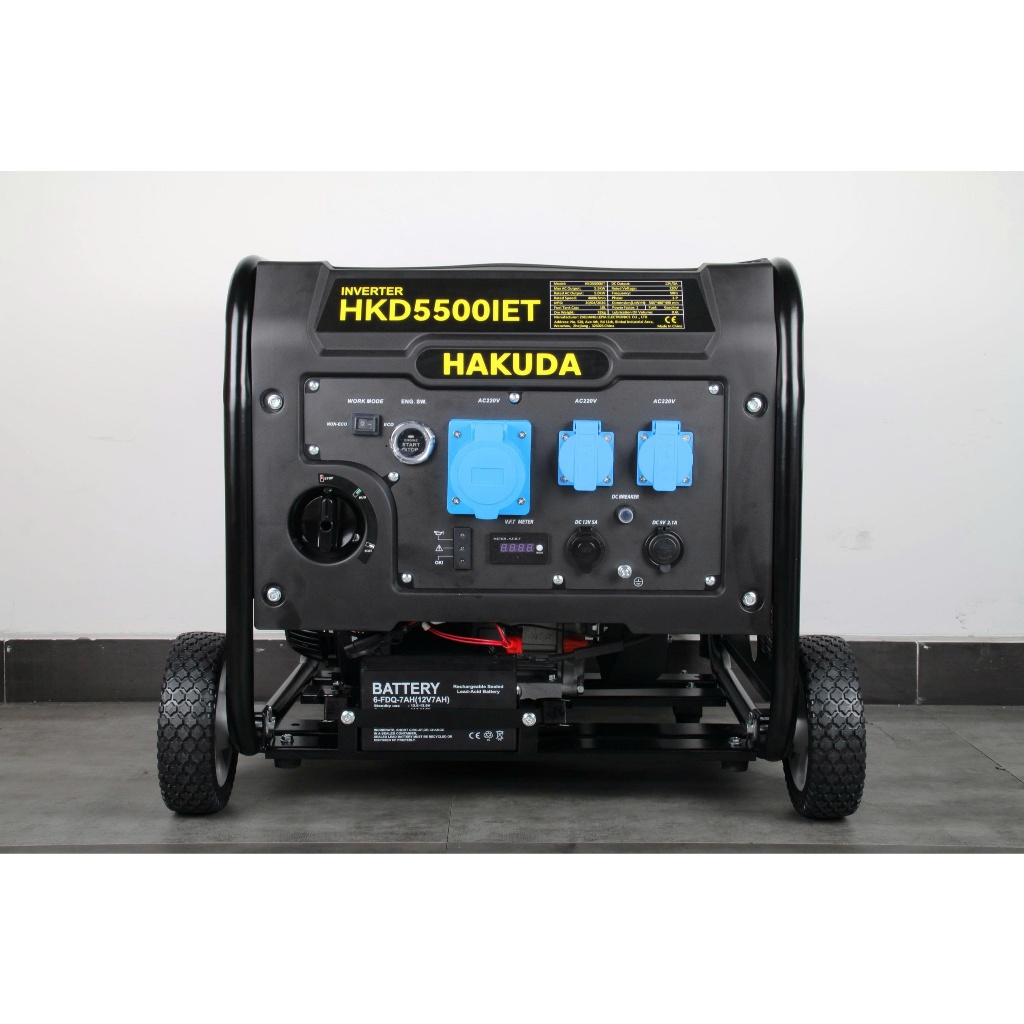 Máy Phát Điện Chạy Xăng Inverter 5KW Hakuda HKD5500IET