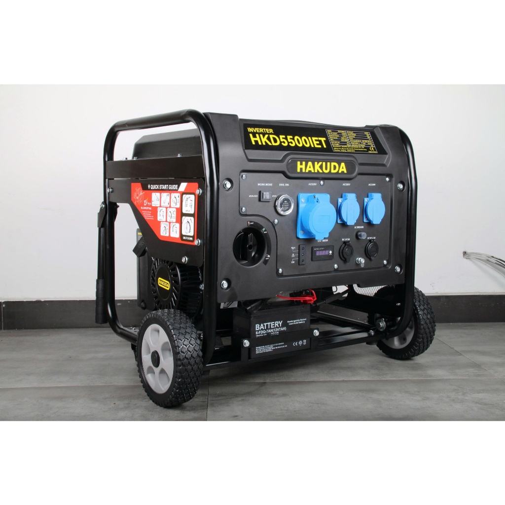 Máy Phát Điện Chạy Xăng Inverter 5KW Hakuda HKD5500IET