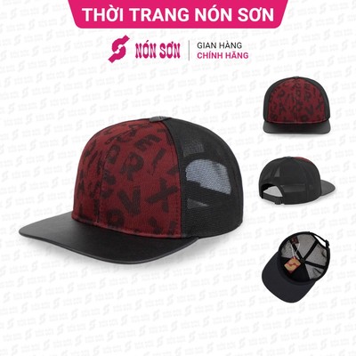 Mũ snapback hiphop nam nữ NÓN SƠN chính hãng MC210GK1-ĐO1HV