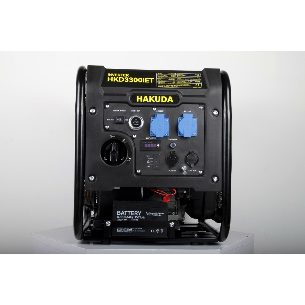 Máy Phát Điện Chạy Xăng Inverter 3KW Hakuda HKD3300IET