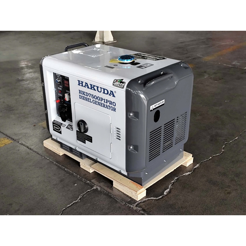 Máy Phát Điện Chạy Dầu Hakuda HKD7500P1PRO 7KW Siêu Cách Âm