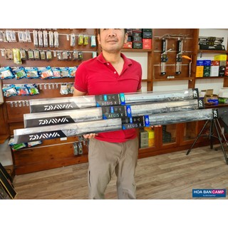 Cần Lure Daiwa AEGIS X | 2 Khúc - Khoen Fuji Alconite, Braiding-X, Tay Nắm EVA Họa Tiết Camo