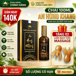 TINH DẦU XOA BÓP XƯƠNG KHỚP 100ML CHÍNH HÃNG - TẶNG 02 LƯỢC MASSGE - BỘ ĐÔI KẾT HỢP ĐẢ THÔNG KINH LẠC