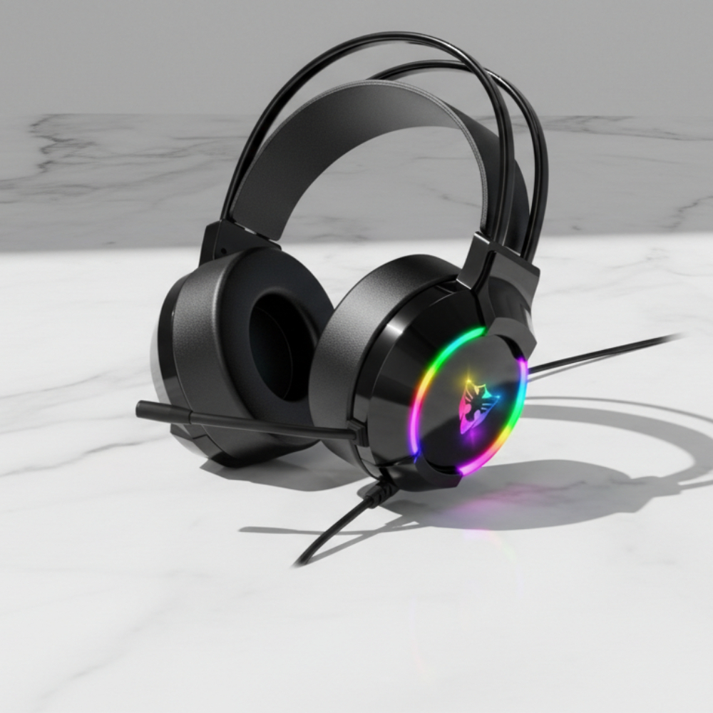 Tai Nghe Có Dây Gaming G608 – Tai Nghe Chơi Game phù hợp PC/Laptop, Âm Thanh Vòm 7.1, Có Mic Khử Ồn.