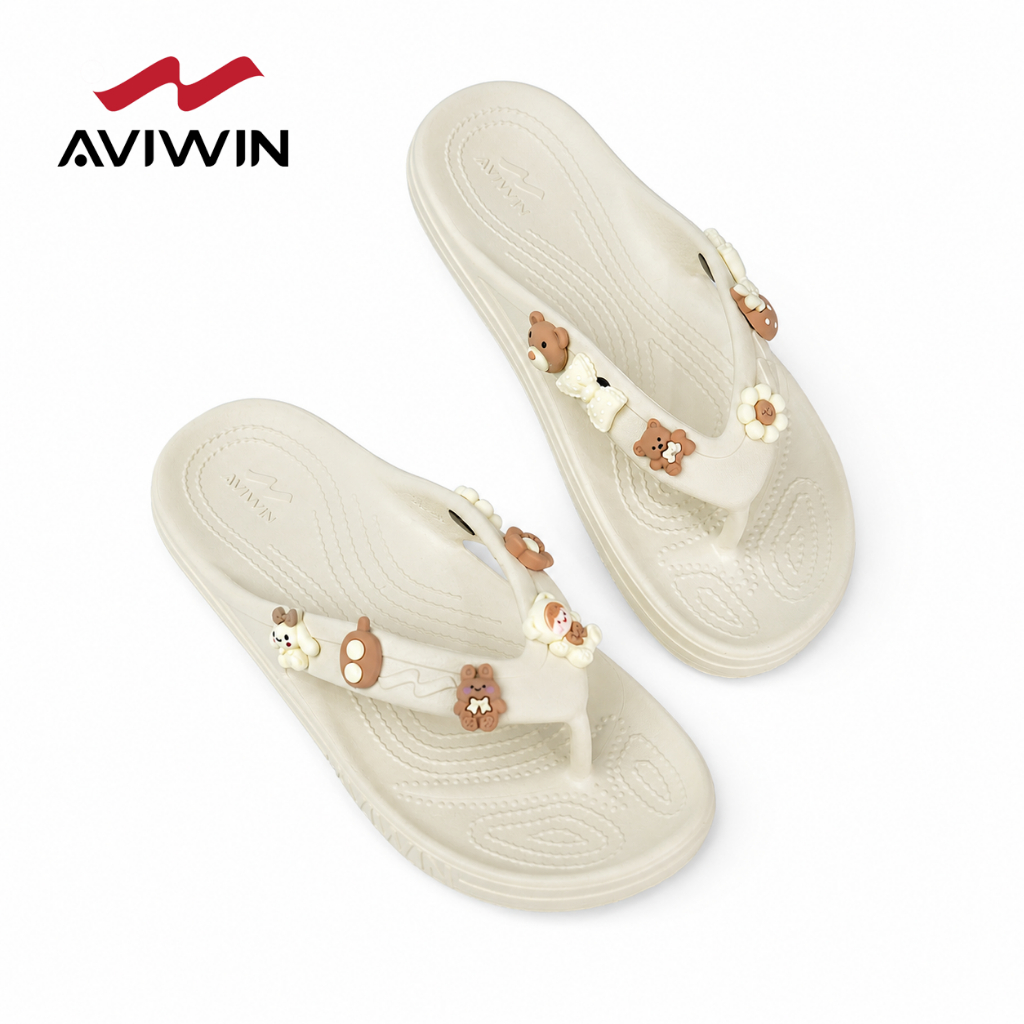 [ QUÀ TẶNG AVIWIN GỬI KÈM LÀ 1 TÚI ĐỰNG DÉP] [DT03] Dép Tông Kẹp Nữ Xỏ Ngón AVIWIN Chống Trơn Trượt 