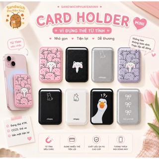 Ví Đựng Thẻ Card Holder Từ Tính Mini – Dán Lưng iPhone MagSafe – SANDWICHPHUKIENXINH