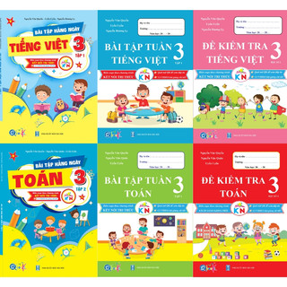Sách Lớp 3 Bài Tập Hàng Ngày, Tuần, Đề Kiểm Tra, Ôn Thi Toán, Tiếng Việt, Tiếng Anh - (Kết Nối)