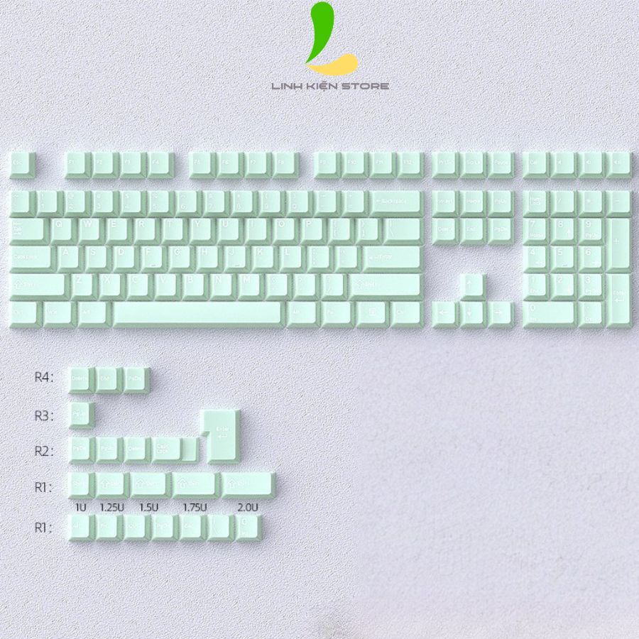 Keycap OEM White Marble - Keycap Profile OEM 128 Phím Đẹp Mắt