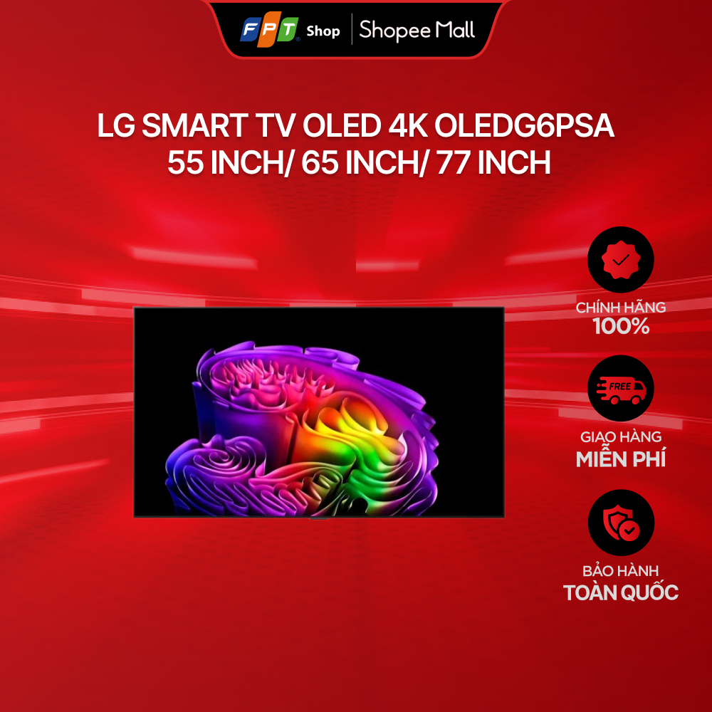 [MODEL 2026] LG Smart TV OLED 4K OLEDG6PSA 55 inch/ 65 inch/ 77 inch