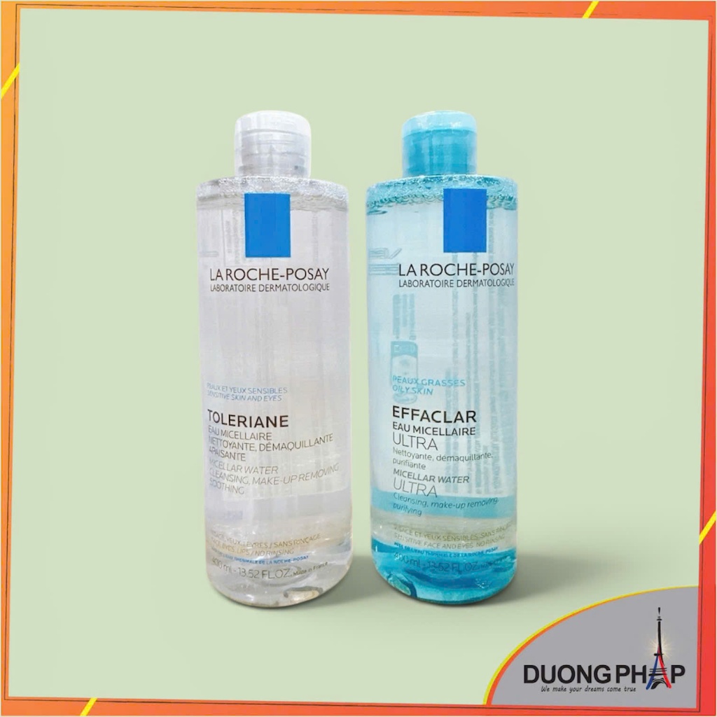 Nước tẩy trang LRP da dầu và nhạy cảm 400ml