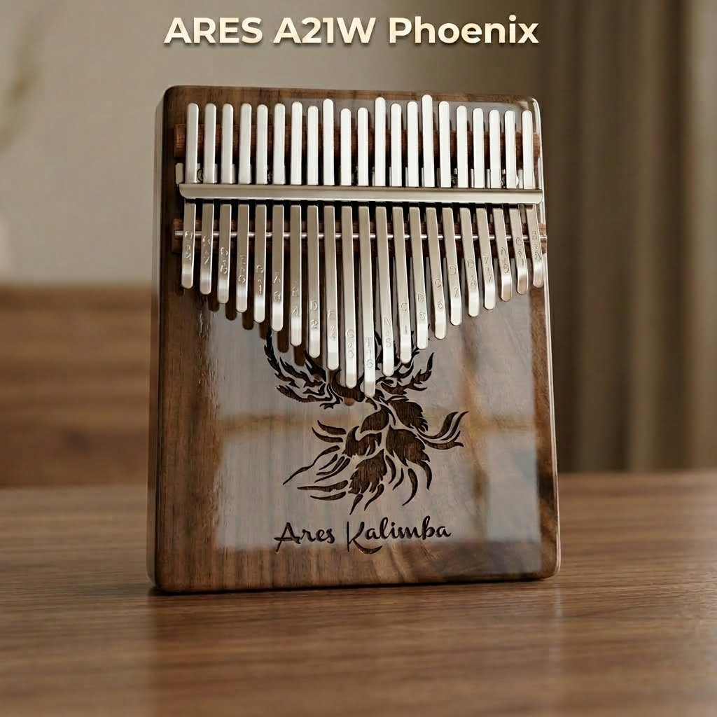 (TẶNG KHÓA KALIMBA ONLINE) ĐÀN KALIMBA 21 PHÍM 34 PHÍM ARES CAO CẤP