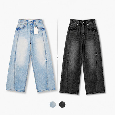 TUBYCATU Quần Jeans Ống Rộng Mavis Wash Cá Tính Tôn Dáng