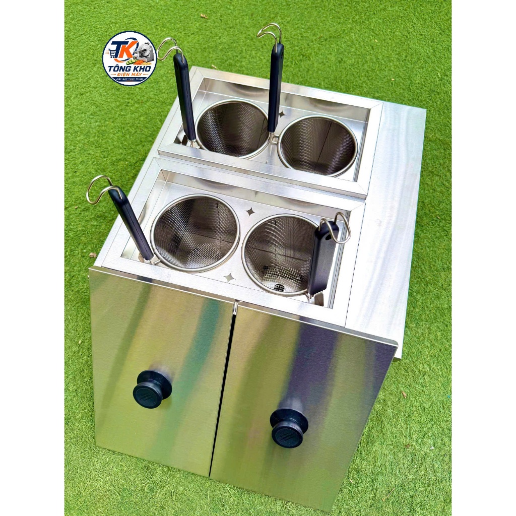 Bếp trần mì 4 họng , Lò trụng bánh phở ...