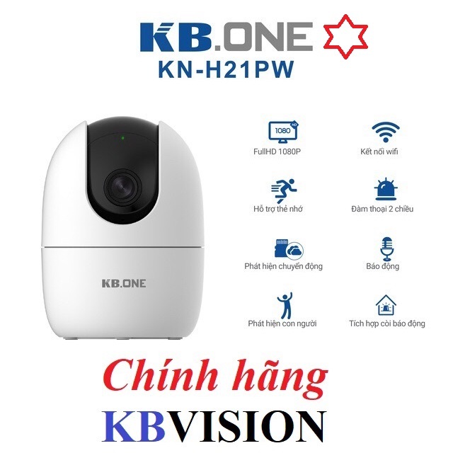 KBVision chính hãng, Camera IP Wifi KBONE KN-H21P KBVISION A3W 3MP