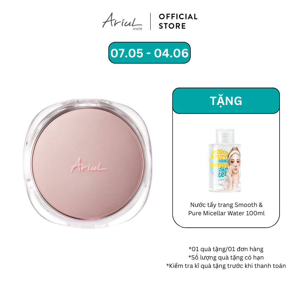 Phấn Nước Che Phủ Mỏng Lì Ariul Ink Feather Cover Lasting Cushion SPF 50+ PA++++ 15g