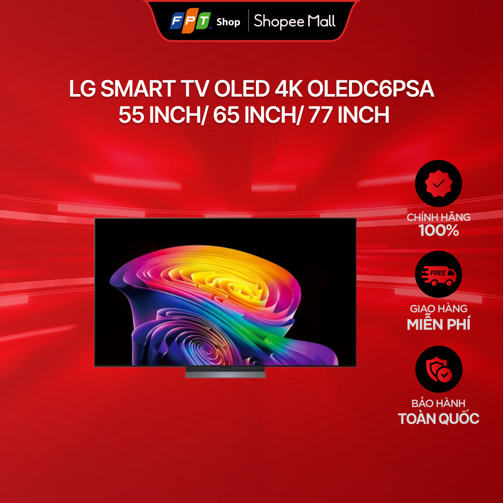 [MODEL 2026] LG Smart TV OLED 4K OLEDC6PSA 55 inch/ 65 inch/ 77 inch