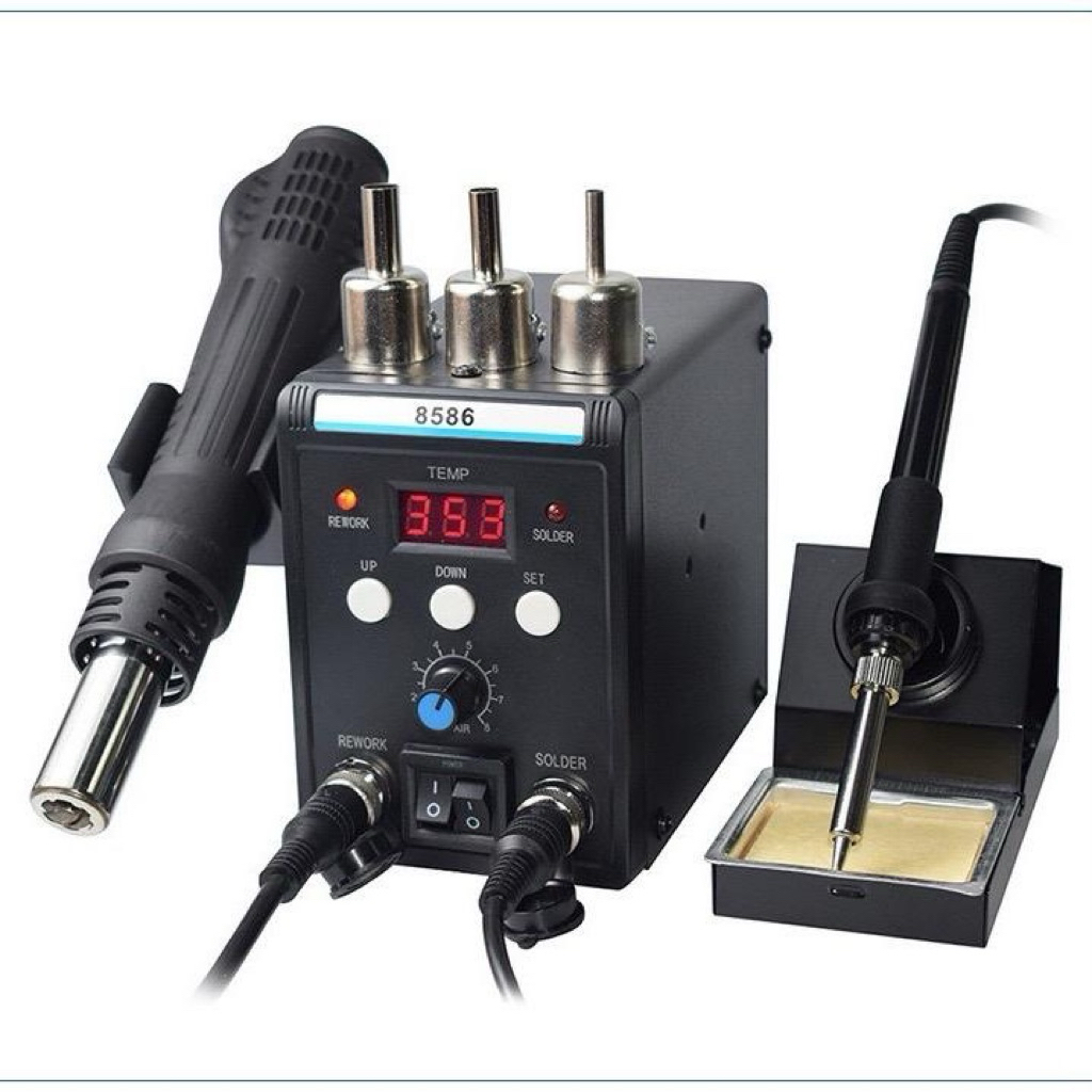Máy khò nhiệt mỏ hàn thiếc 8586 780W