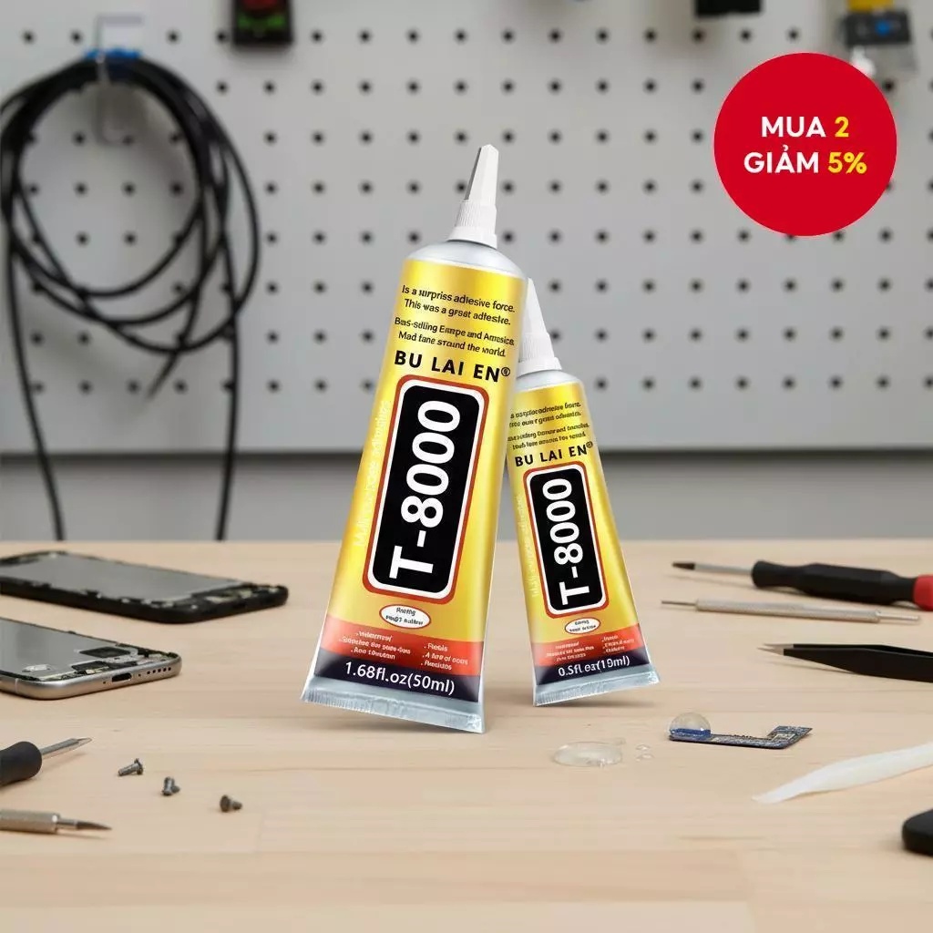 Keo T8000  Bulaien - Dán Thủ Công Handmade, Keo Dẻo Acrylic Dán Gioăng Màn hình điện thoại