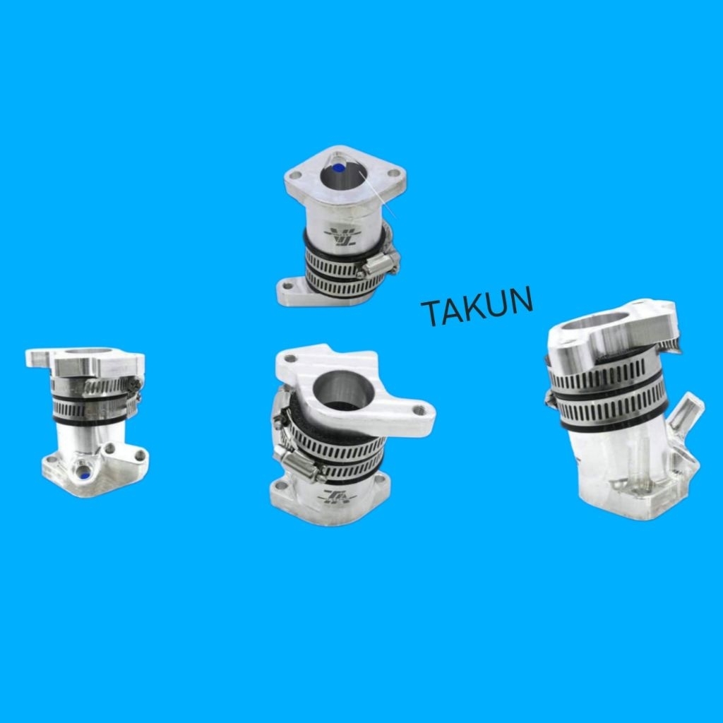 Họng co xăng đứng, cổ hút CNC xe VISION K2C, SCOOPY 2021... sài họng zin