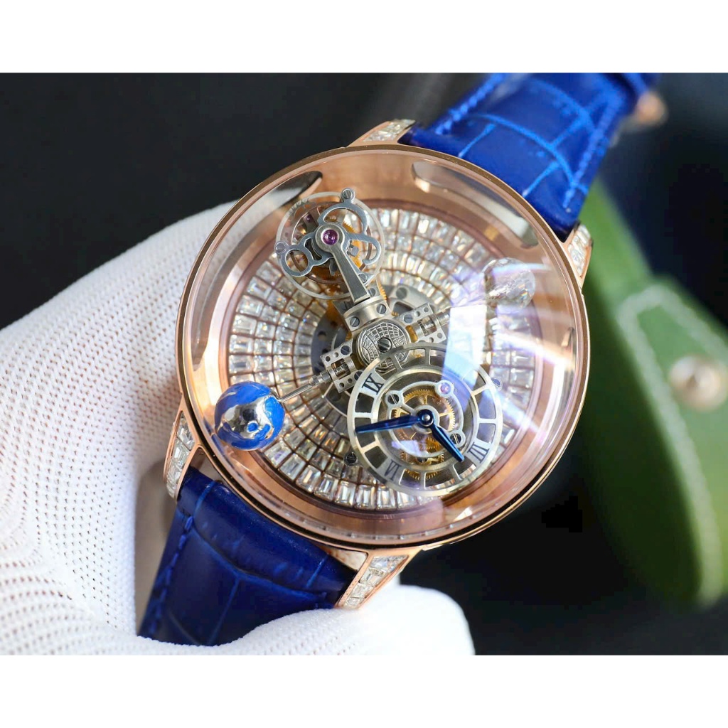 (Tourbillon)Đồng hồ nam Jacob & Co Astronomia Sapphire Celestial Series Gold