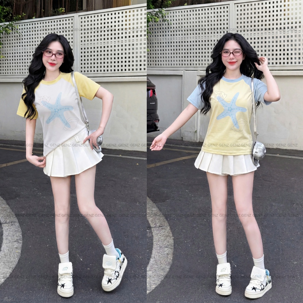 Áo Thun BabyTee SAO BIỂN Dễ Thương Đi Biển Mùa Hè Chất Cotton | BigBuy360 - bigbuy360.vn