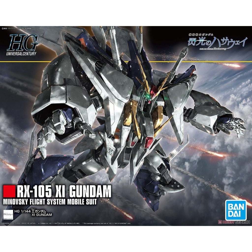 Bandai HGUC 1/144 Xi Gundam Plastic Model-4573102613318