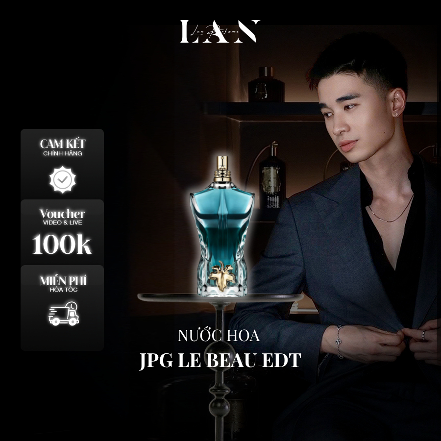 [LAN] Nước Hoa Nam JPG Le Beau EDT 125ml Fullbox