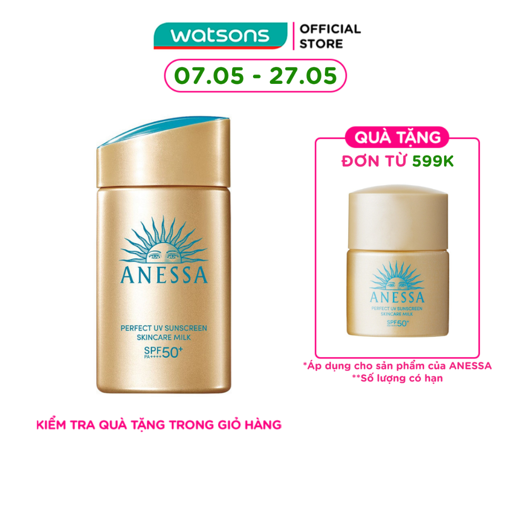 Sữa Chống Nắng Dưỡng Da Anessa Perfect UV SPF50+/PA++++ 60ml