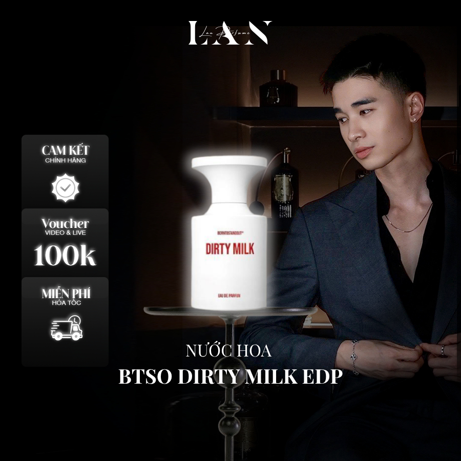 [LAN] Nước Hoa Unisex BTSO Dirty Milk EDP 50ml Fullbox