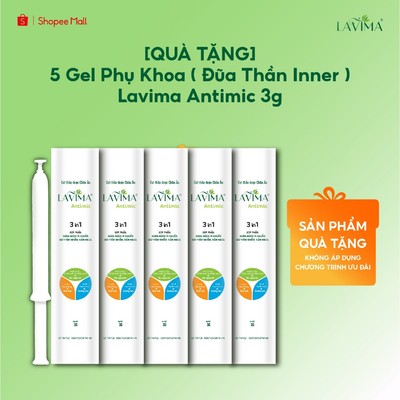 [QUÀ TẶNG KHÔNG BÁN] Gel Phụ Khoa Lavima Antimic (Đũa Thần Inner) Làm Sạch - Khử Mùi - Dịu Ngứa Nhanh Tại Chỗ, Bút 3g