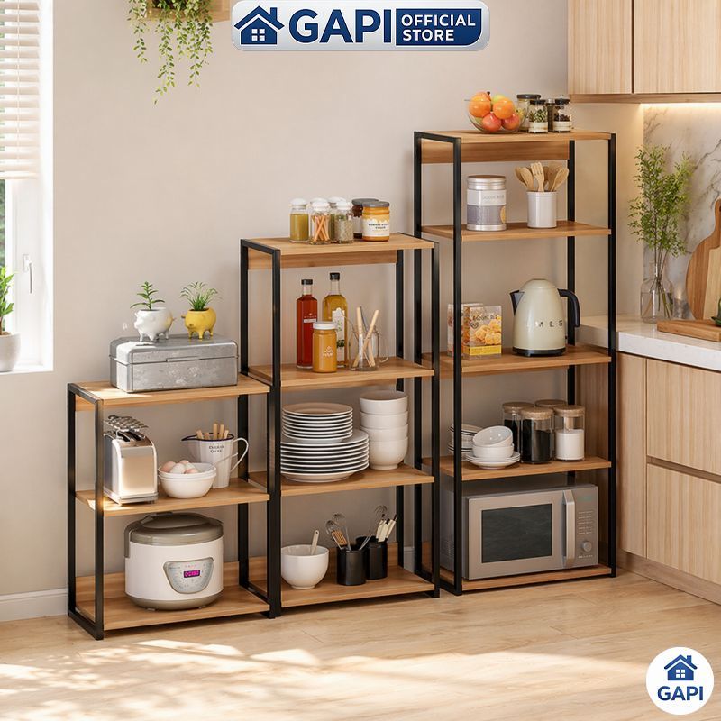 Kệ lò vi sóng GAPI GM05 - Sắp xếp bếp gọn gàng, phong cách hiện đại